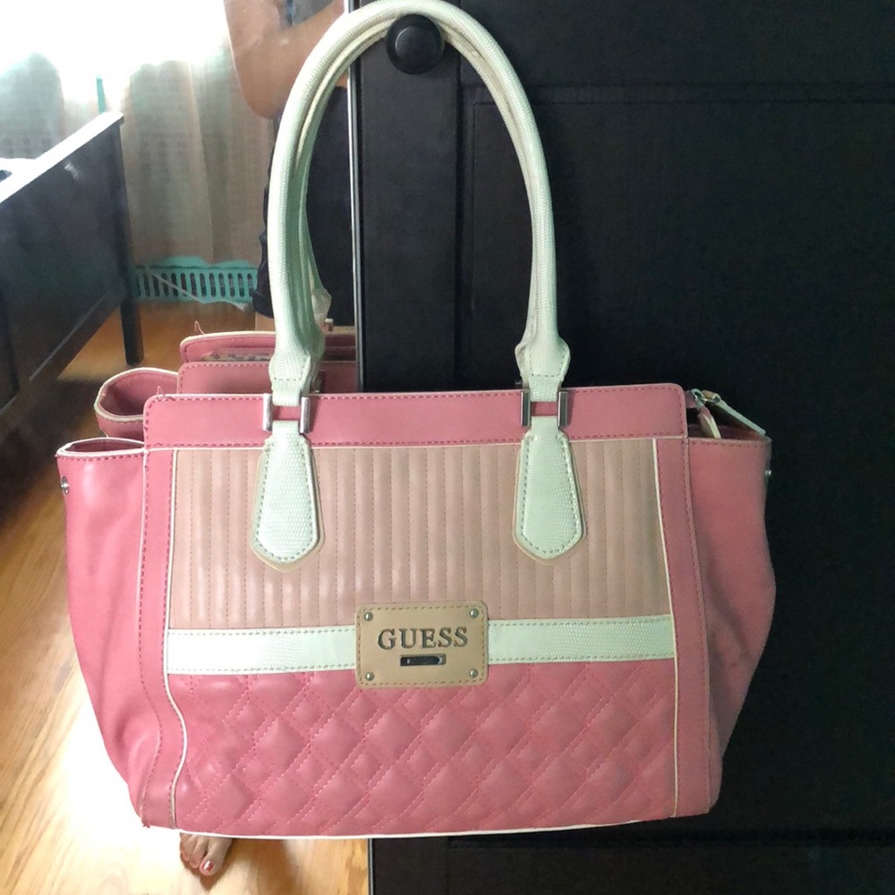 Pink guess bag